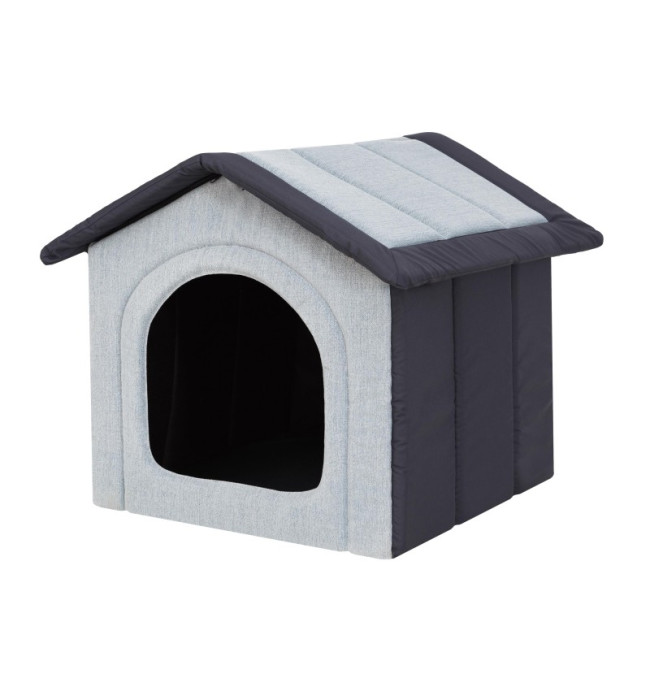 Bouda pro psa INARI R1 šedá / granátová