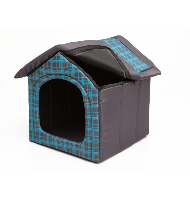 Bouda pro psa R2 pásky, modrá