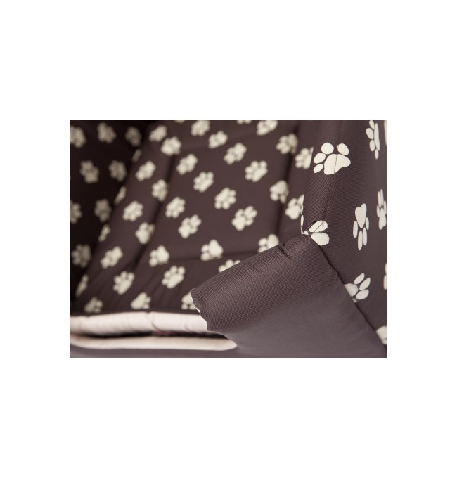 Bouda a pelíšek pro psa BUTTERFLY R4 tlapky, hnědá
