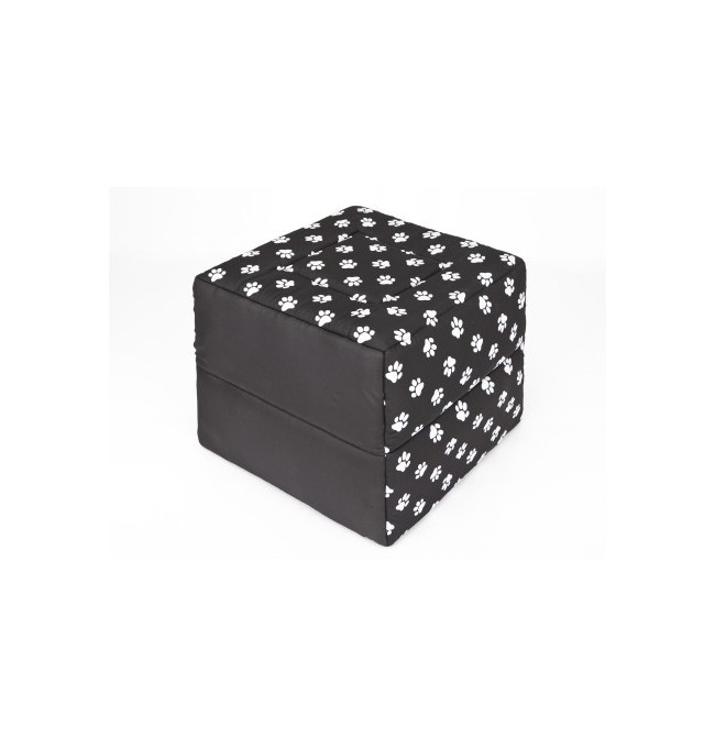 Bouda a pelíšek pro psa BUTTERFLY R4 tlapky, černá