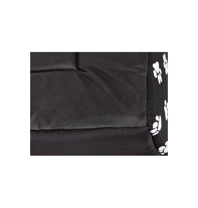 Bouda a pelíšek pro psa BUTTERFLY R2 tlapky, černá