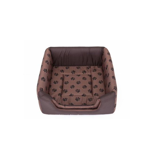 Bouda a pelíšek pro psa BUTTERFLY R1 tlapky, světle hnědá