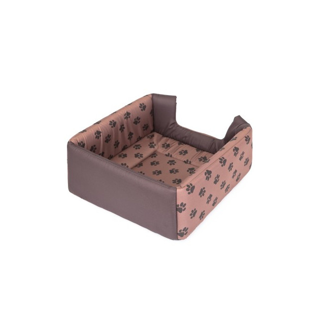 Bouda a pelíšek pro psa BUTTERFLY R1 tlapky, světle hnědá