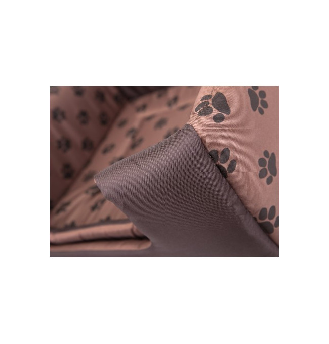 Bouda a pelíšek pro psa BUTTERFLY R1 tlapky, světle hnědá