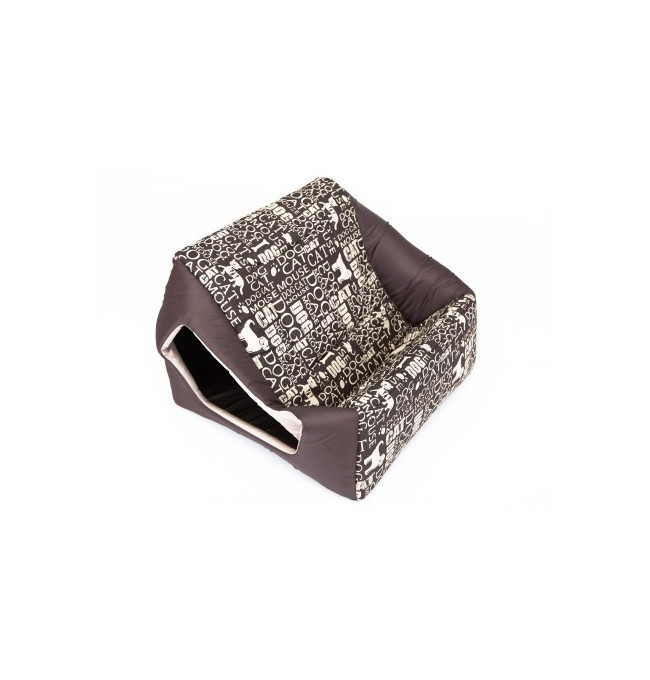 Bouda a pelíšek pro psa BUTTERFLY R2 nápisy