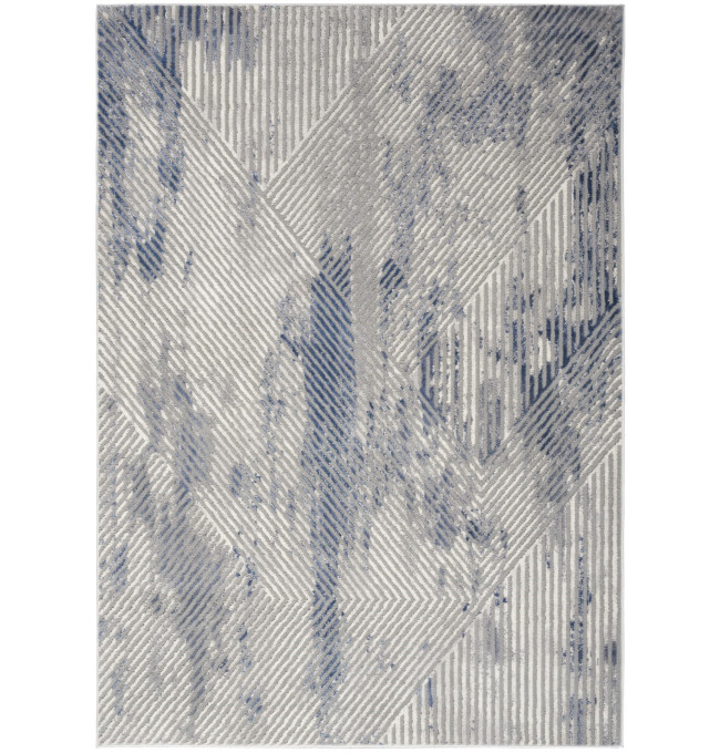 Koberec CALVIN KLEIN TRANSITIONS šedý/modrý
