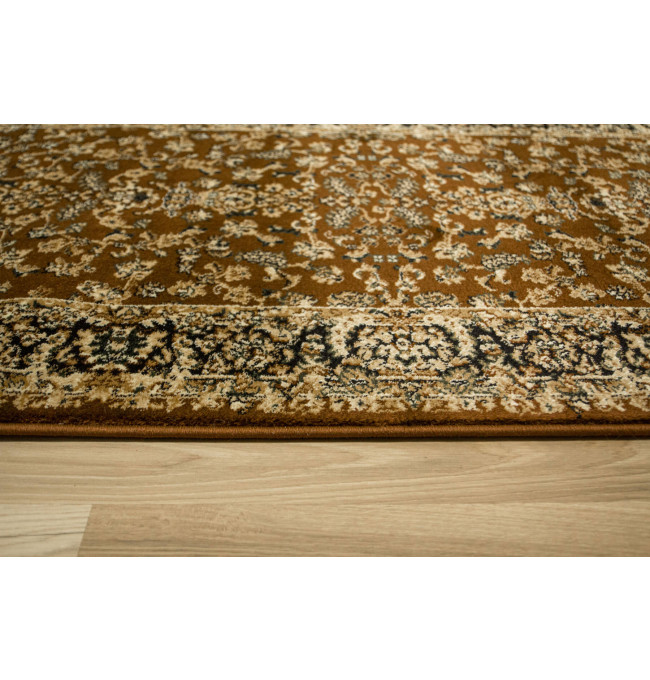 Běhoun Super Rose 3544A ornament, hnědý / černý