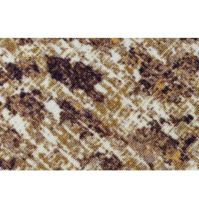 Protiskluzový běhoun DIGITAL - CLASSIC Ornament, béžový / hnědý