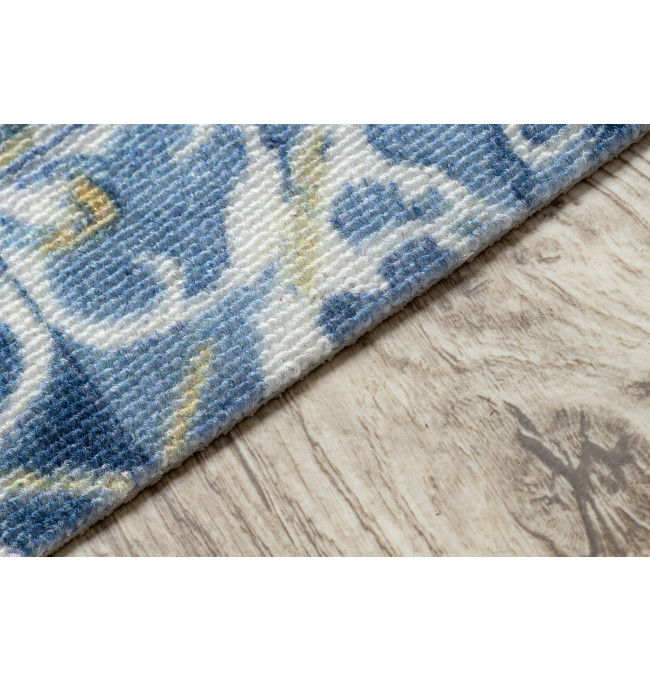 Protiskluzový běhoun DIGITAL lisabonský obklad, modrý / zlatý