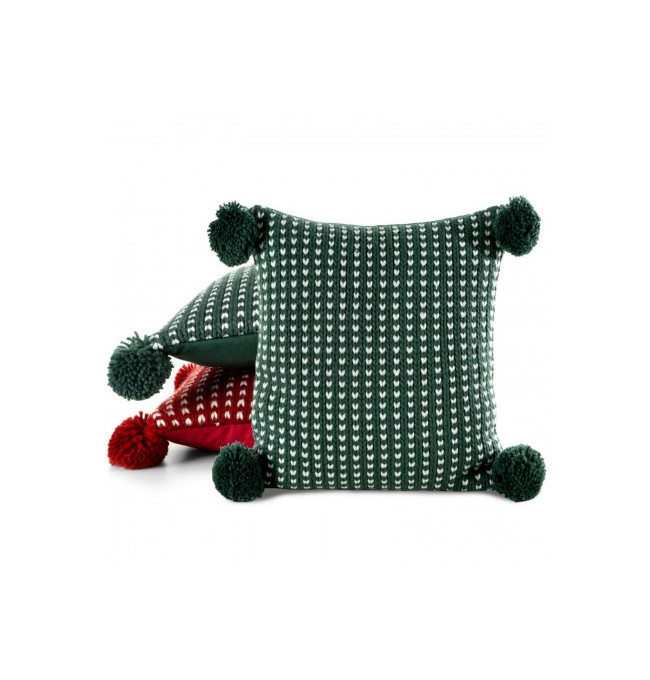 Povlak na polštář CHP 96 zelený / bílý