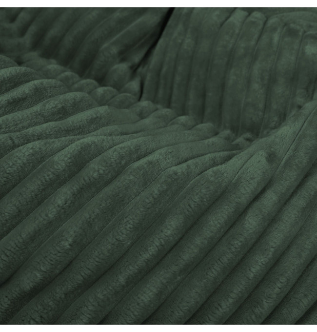 Sedací pytel Sako tmavě zelený stripe