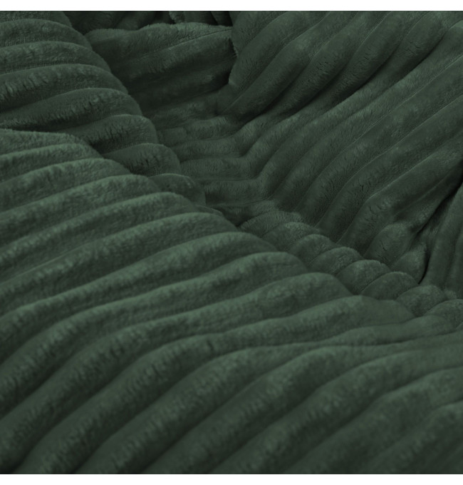 Sedací pytel Sako tmavě zelený stripe