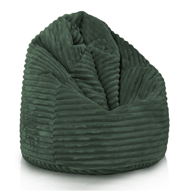 Sedací pytel Sako tmavě zelený stripe