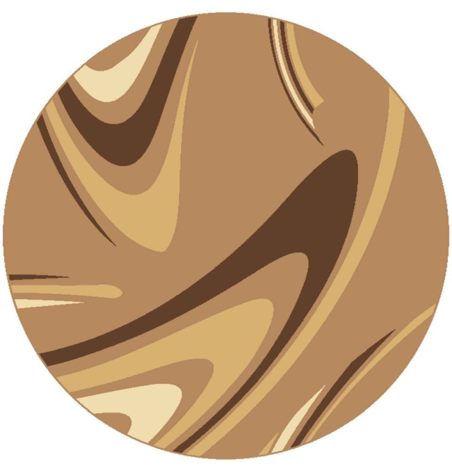 Koberec COFFEE ořech kruh