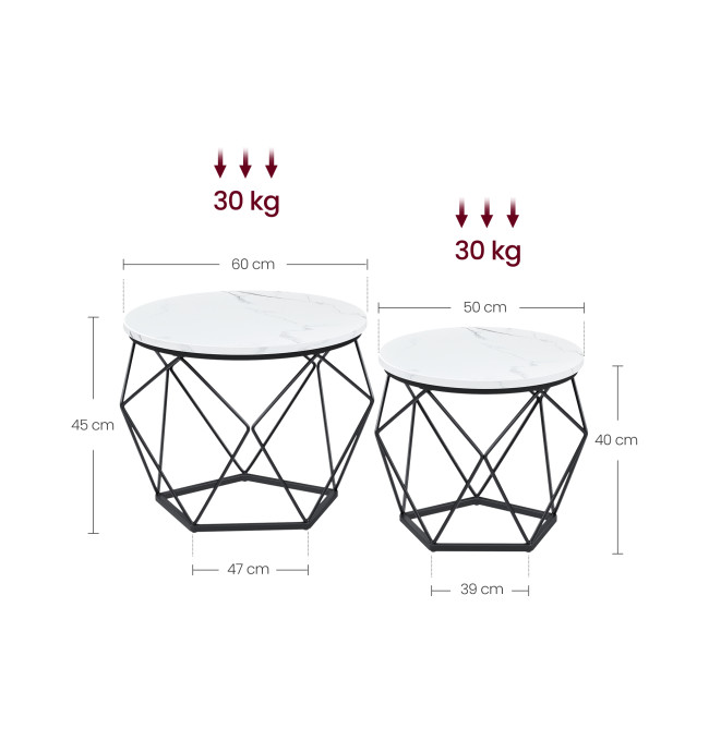 Set konferenčních stolků LCT041W59