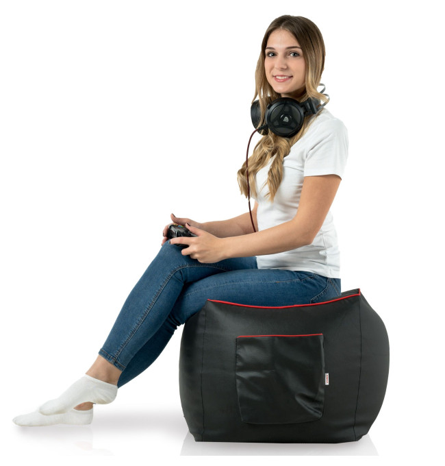 Herní taburetka Cubo ekokůže