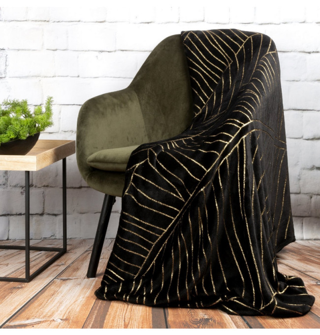 Deka LUNA 1 černá / zlatá