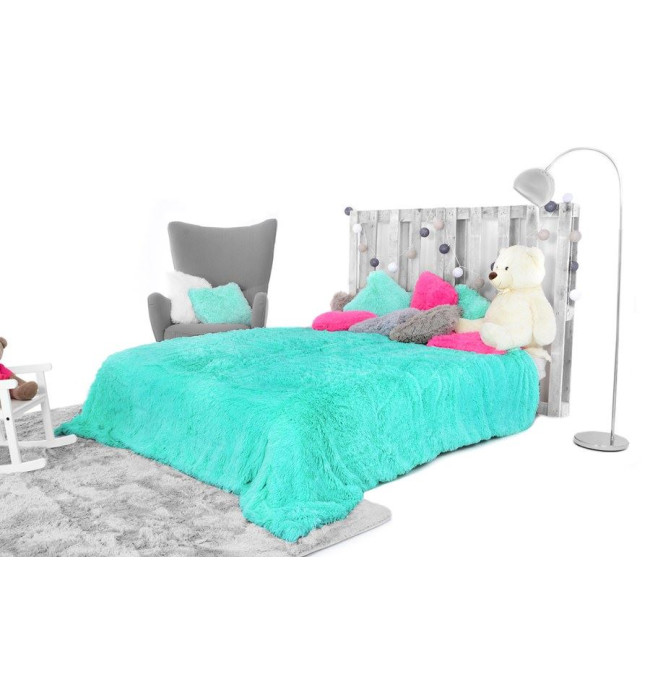 Deka / přehoz ELMO - modrá / zelená