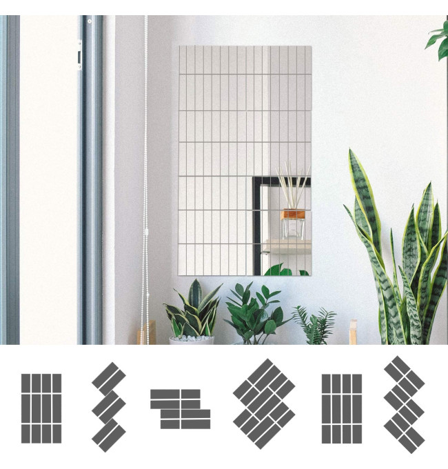 Zrcadlo OBLONG 20 cm stříbrné