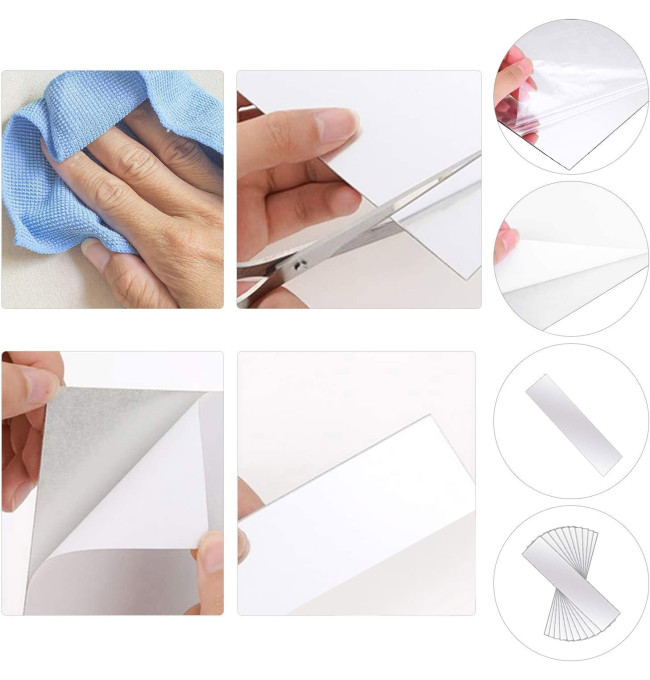 Zrcadlo OBLONG 20 cm stříbrné