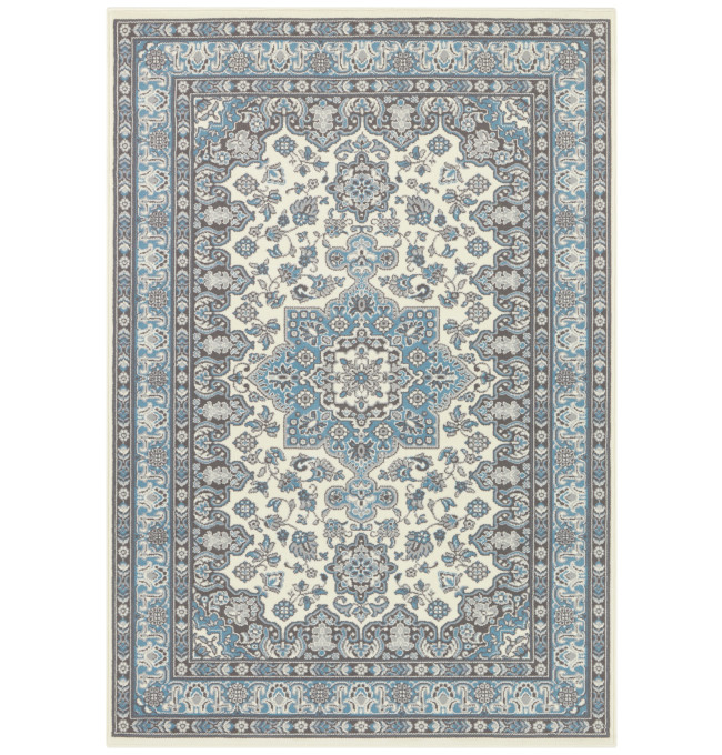 Koberec Hanse Home Mirkan Parun Täbriz krémový / modrý
