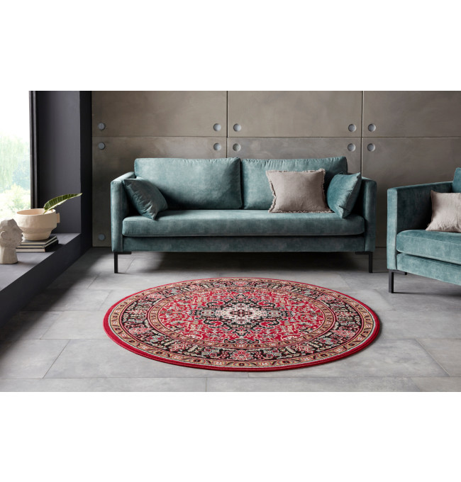 Koberec Hanse Home Mirkan Skazar Isfahan červený kruh