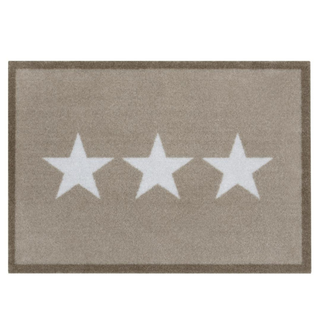 Rohožka Hanse Home Deko hvězdy, béžová / krémová