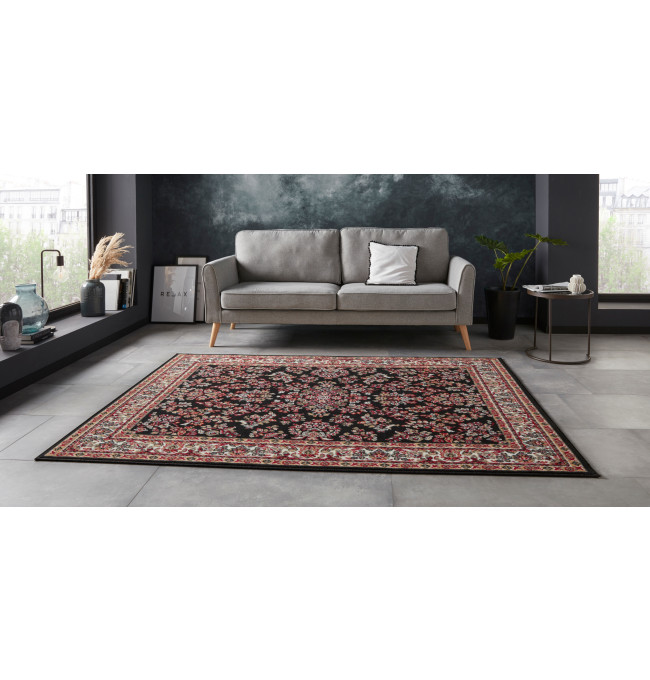Koberec Hanse Home Oriental černý / červený
