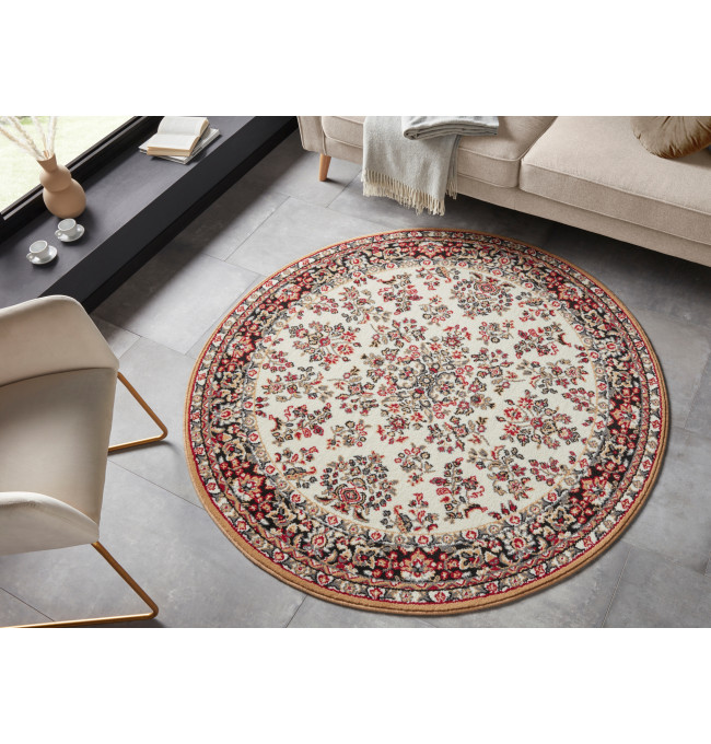 Koberec Hanse Home Oriental hořčicový / krémový kruh