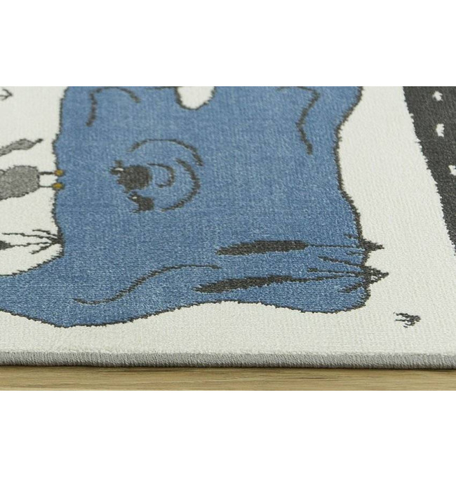 Dětský koberec Ameria cestičky, šedý / krémový