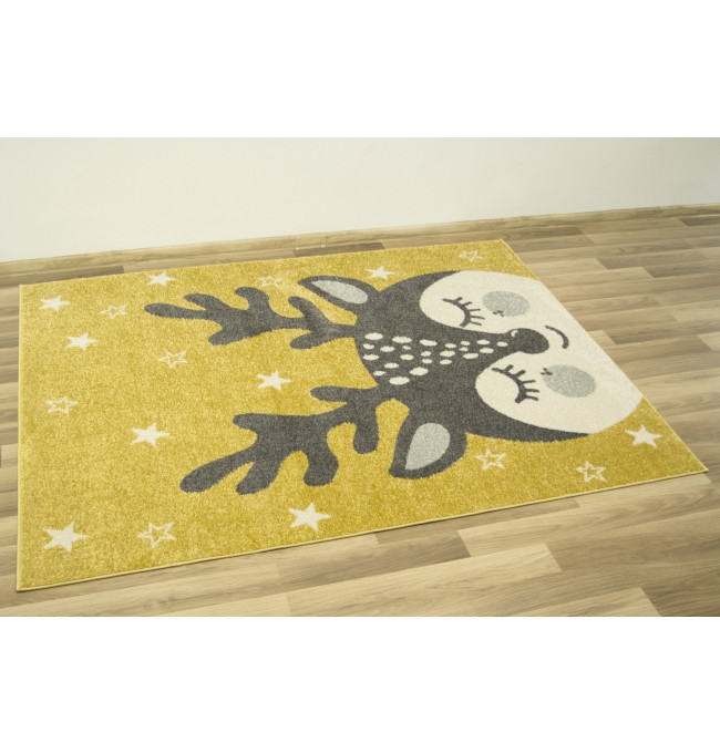 Dětský koberec Emily Kids 5766A Jelen žlutý