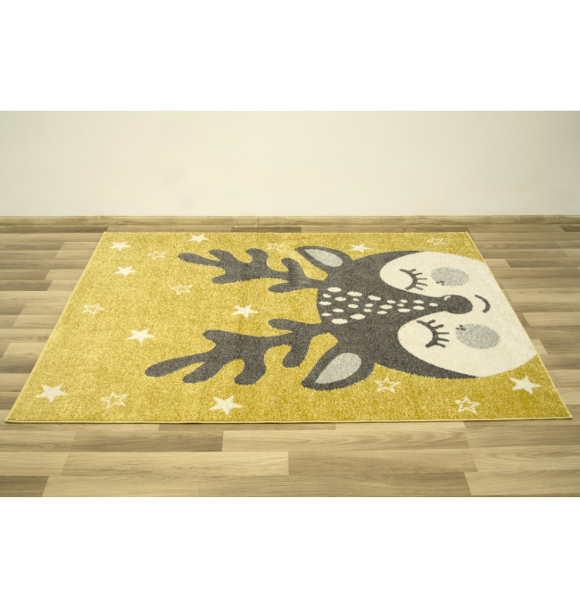 Dětský koberec Emily Kids 5766A Jelen žlutý