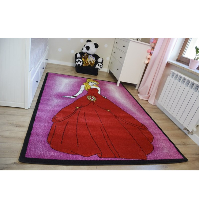 Dětský koberec Kids Princess růžový C425