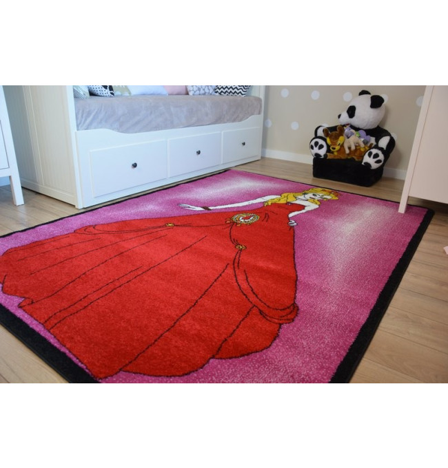 Dětský koberec Kids Princess růžový C425