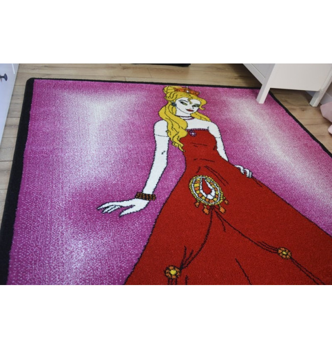 Dětský koberec Kids Princess růžový C425