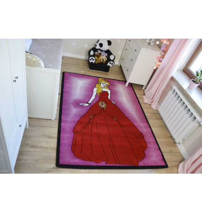 Dětský koberec Kids Princess růžový C425
