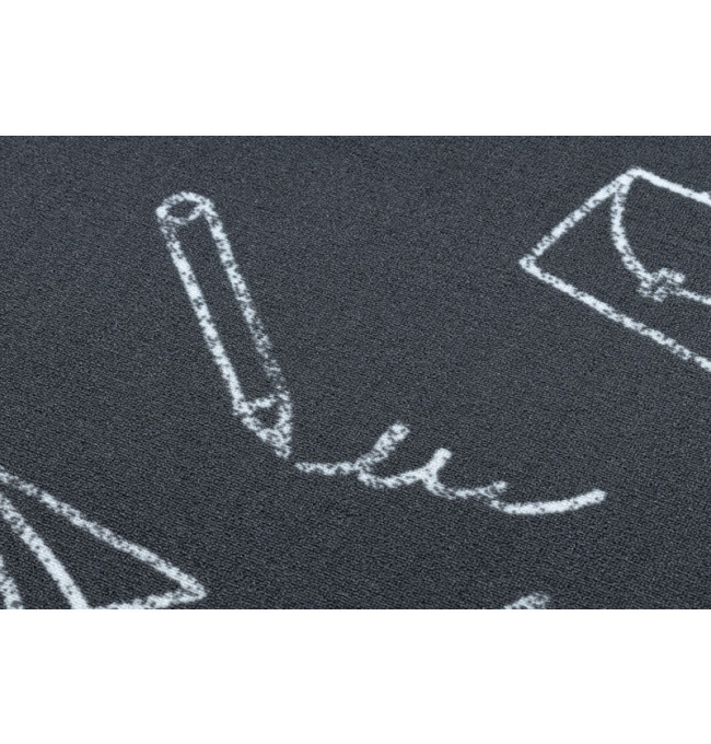 Dětský koberec SCHOOL šedý