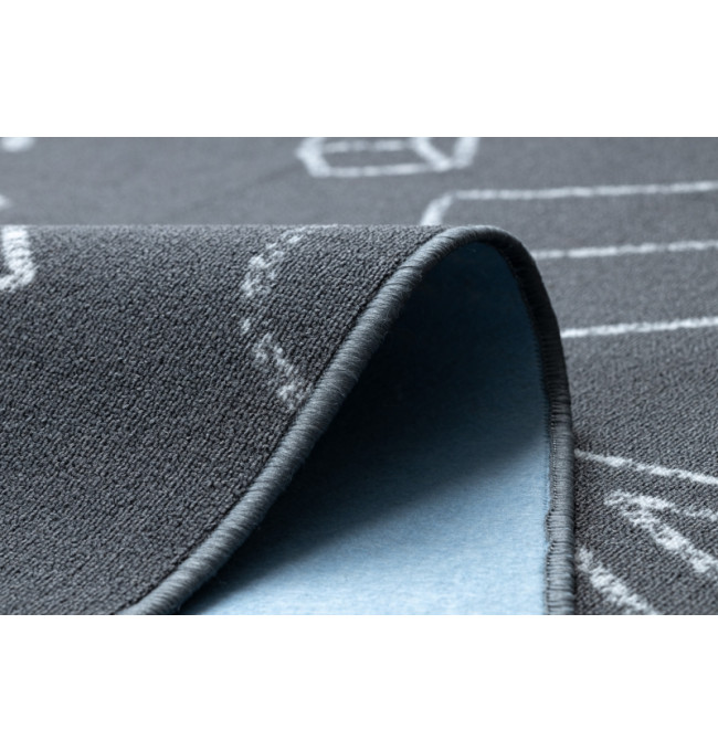 Dětský koberec SCHOOL šedý