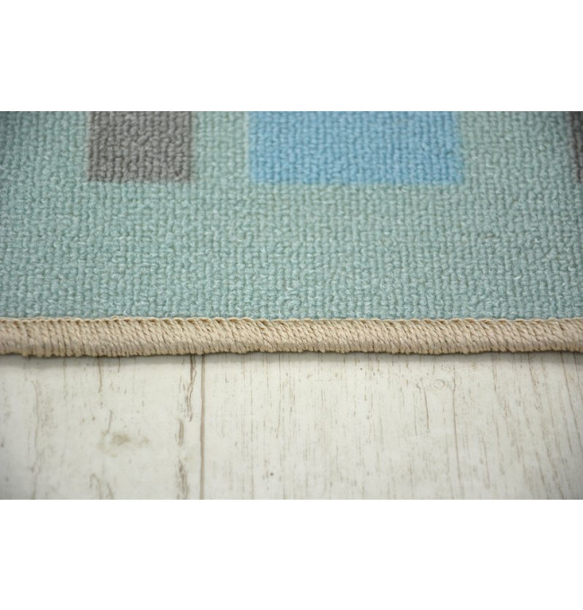 Dětský protiskluzový koberec LOKO Líška zelený