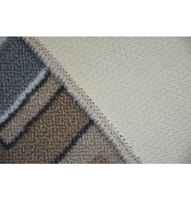 Dětský protiskluzový koberec STREET béžový