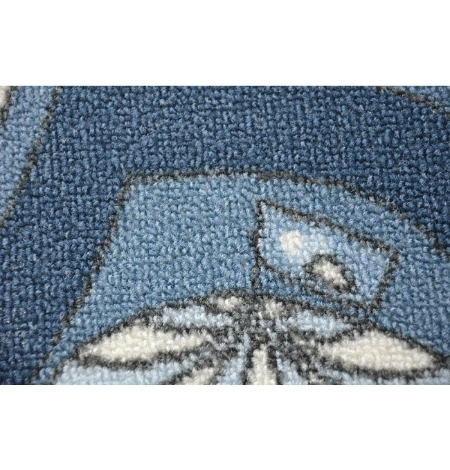 Dětský protiskluzový koberec STREET nebeský