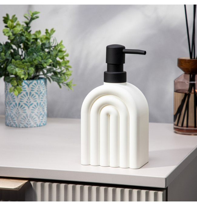 Dávkovač na mýdlo FELISIA 733543 bílý / černý