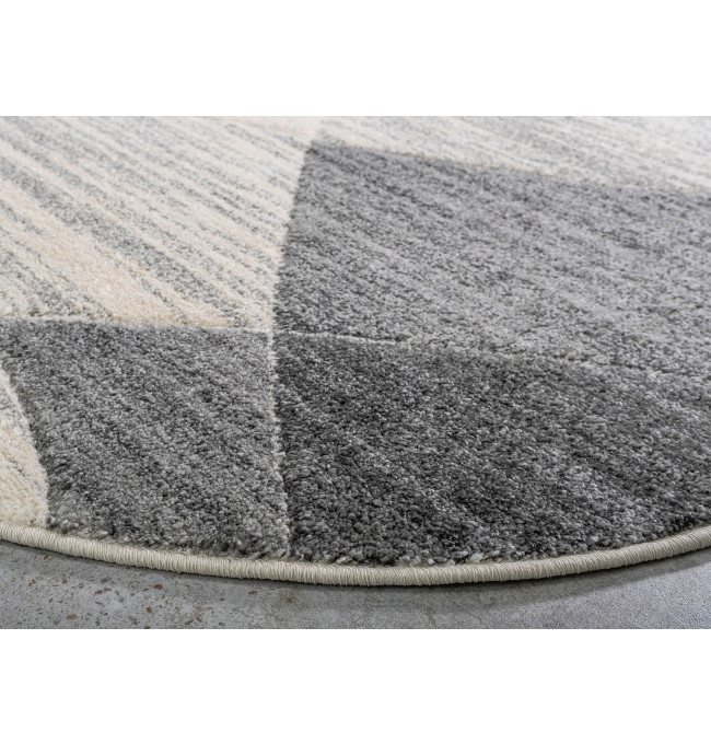 Koberec DIXIE CIRCLE GREY kruh