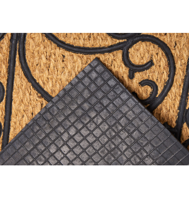 Rohožka Hanse Home Mix Mats ornament, béžová / černá