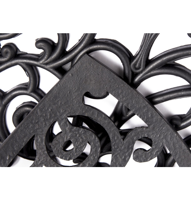 Rohožka Hanse Home Mix Mats ornamenty, černá