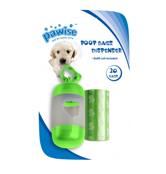 Pouzdro na sáčky pro psy s rolkami