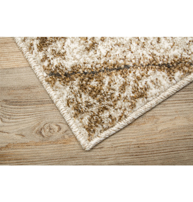 Koberec Zer Lux 5766A abstraktní, béžový / krémový / zlatý / šedý