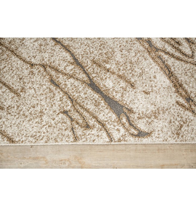 Koberec Zer Lux 5766A abstraktní, béžový / krémový / zlatý / šedý