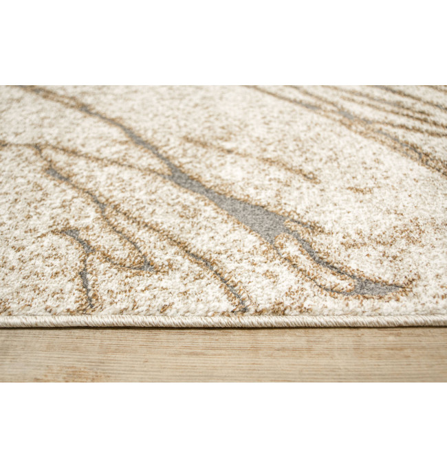 Koberec Zer Lux 5766A abstraktní, béžový / krémový / zlatý / šedý