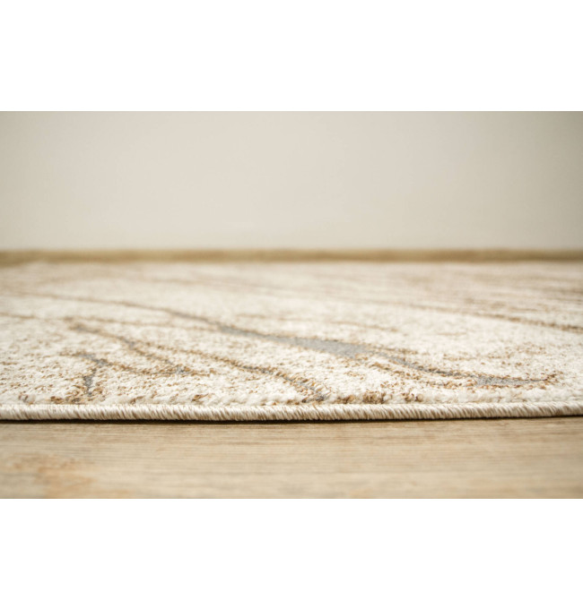 Koberec Zer Lux 5766A abstraktní, béžový / krémový / zlatý / šedý